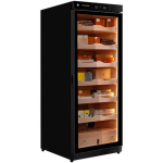 Vincellar C330A-SPBK 星空黑箱體/西班牙雪松木層架 恆溫雪茄櫃 (6層, 800-1200支)